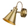 Laura Ashley Laura Ashley - Rufus Single Spotlight Antique Brass