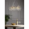 Laura Ashley Laura Ashley - Willow 5lt Pendant Satin Champagne Crystal