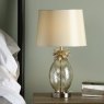 Laura Ashley Lighting Laura Ashley - Small Pineapple Table Lamp Champagne Cut Glass With Shade