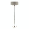 Laura Ashley Laura Ashley - Sorrento 3 Light Floor Lamp With Charcoal Shade