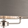 Laura Ashley Laura Ashley - Sorrento 3 Light Floor Lamp With Charcoal Shade