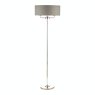 Laura Ashley Laura Ashley - Sorrento 3 Light Floor Lamp With Charcoal Shade