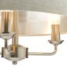 Laura Ashley Laura Ashley - Sorrento 3 Light Pendant With Natural Shade