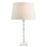 Laura Ashley Laura Ashley - Tate Wooden Table Lamp Off White (Base Only)