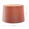 Laura Ashley Laura Ashley - Velvet Shade Blush Pink (12 inch)