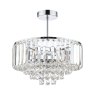 Laura Ashley Laura Ashley - Vienna 3 Light Flush Ceiling Light