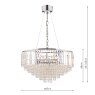 Laura Ashley Laura Ashley - Vienna 9 Light Crystal Chandelier