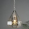 Laura Ashley Laura Ashley - Zaria Pendant Polished Silver Glass