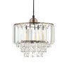 Laura Ashley Laura Ashley - Vienna Easy Fit Pendant Crystal Light Antique Brass