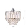 Laura Ashley Laura Ashley - Vienna Easy Fit Pendant Polished Chrome