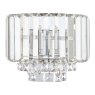 Laura Ashley Laura Ashley - Vienna Wall Light Polished Chrome Crystal