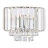 Laura Ashley Laura Ashley - Vienna Wall Light Polished Chrome Crystal