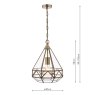 Laura Ashley Laura Ashley - Zaria Glass Ceiling Pendant