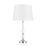 Laura Ashley Laura Ashley - Bradshaw Table Lamp Ribbed Glass With Shade