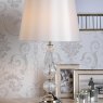 Laura Ashley Laura Ashley - Bradshaw Table Lamp Ribbed Glass With Shade