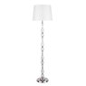 Laura Ashley Laura Ashley - Bradshaw Floor Lamp Ribbed Glass With Shade