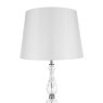 Laura Ashley Laura Ashley - Bradshaw Floor Lamp Ribbed Glass With Shade