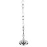 Laura Ashley Laura Ashley - Bradshaw Floor Lamp Ribbed Glass With Shade