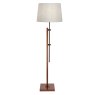 Laura Ashley Laura Ashley - Burdale Adjustable Floor Lamp (Dark Wood Industrial Brass Base Only)