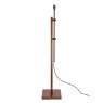Laura Ashley Laura Ashley - Burdale Adjustable Floor Lamp (Dark Wood Industrial Brass Base Only)