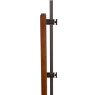 Laura Ashley Laura Ashley - Burdale Adjustable Floor Lamp (Dark Wood Industrial Brass Base Only)