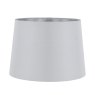 Laura Ashley Laura Ashley Emyr Silk Tapered Drum Shade Grey (12inch)