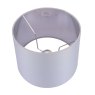 Laura Ashley Laura Ashley Emyr Silk Tapered Drum Shade Grey (12inch)
