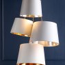 Laura Ashley Laura Ashley Emyr Silk Tapered Drum Shade Grey (12inch)