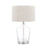 Laura Ashley Laura Ashley - Ockley Touch Table Lamp Polished Chrome Glass With Shade