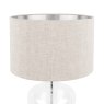 Laura Ashley Laura Ashley - Ockley Touch Table Lamp Polished Chrome Glass With Shade