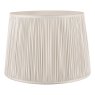 Laura Ashley Laura Ashley - Hemsley Pleated Silk Shade Silver (14 Inch)