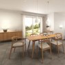 Classic Furniture Crete - Wooden Dining Chair (Grey Seat Pad)