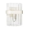 Laura Ashley Laura Ashley - Alexa 2lt Wall Light Polished Nickel Glass
