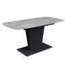 Torelli Furniture Ltd Florence - Small Extending Dining Table (Light Grey Ceramic)