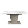 Torelli Furniture Ltd Florence - Small Extending Dining Table (White Ceramic)
