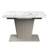 Torelli Furniture Ltd Florence - Small Extending Dining Table (White Ceramic)