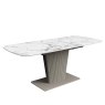 Torelli Furniture Ltd Florence - Large Extending Dining Table (White Ceramic)