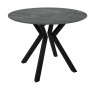 Torelli Furniture Ltd Sardinia - Round Dining Table (Ceramic Look Grey)