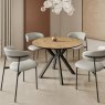 Torelli Furniture Ltd Sardinia - Round Dining Table (Wood Look)