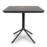 Furniture Link New Orleans - Square Table (Black Ash)
