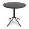 Furniture Link New Orleans - Round Table (Black Ash 80cm)