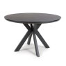 Furniture Link New Orleans - Round Table (Black Ash 120 cm)