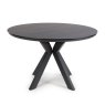 Furniture Link New Orleans - Round Table (Black Ash 120 cm)