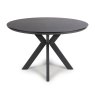Furniture Link New Orleans - Round Table (Black Ash 120 cm)