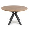 Furniture Link New Orleans - Round Table (Rustic Oak 120cm)
