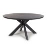 Furniture Link New Orleans - Round Table (Black Ash 150cm)