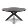 Furniture Link New Orleans - Round Table (Black Ash 150cm)