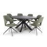Furniture Link New Orleans - Round Table (Black Ash 150cm)