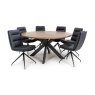 Furniture Link New Orleans - Round Table (Rustic Oak 150cm)