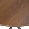Furniture Link New Orleans - Smoked Oak Round Table (150cm)